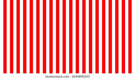 Rayas de Vertical rojas y blancas uniformemente espaciadas sobre un fondo blanco