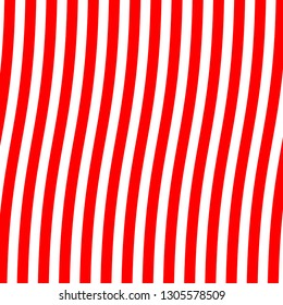 Red and white vetical lines. Vector.