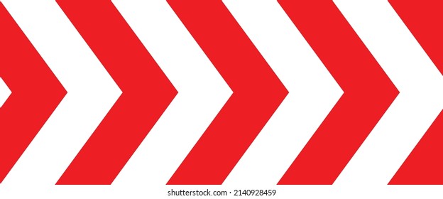 red and white warning stripes, seamless, vector illustration 