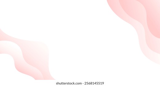 Red with white wave layer abstract background for banner, poster, brochure, website. vector illustration