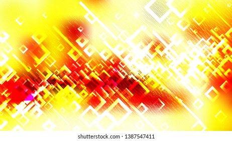 Red White and Yellow Square Background