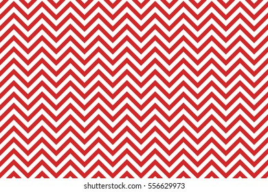 Red White Zigzag chevron wavy stripes lines geometric pattern