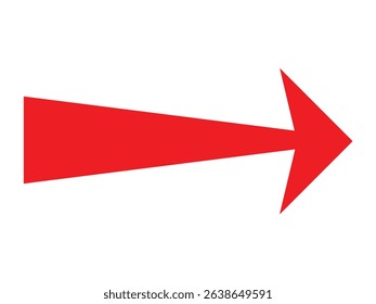 Red widening arrow symbol vector transparent png