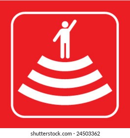 red wifi signal