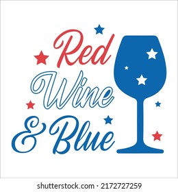 red wine and blue eps design