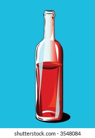 red wine bottle