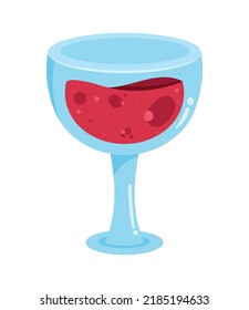 icono de bebida de copa de vino tinto