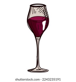 red wine cup drink icon