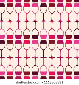red wine cups pattern