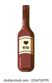 red wine drink bottle icon