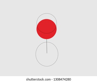red wine in a glass