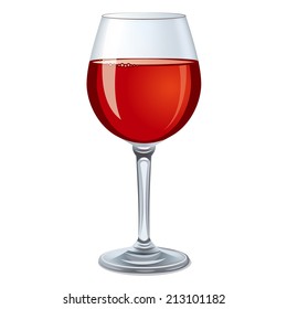 red wine glass