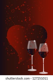 Red wine and heart