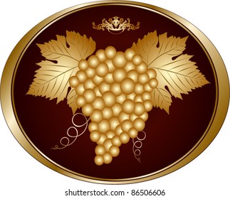 red wine label