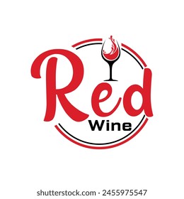 Red wine logo
Wine logo design