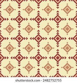 Red Wine Native american pattern , navajo carpet Southwest design Aztec 