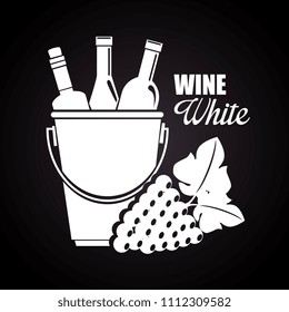 red wine set icons
