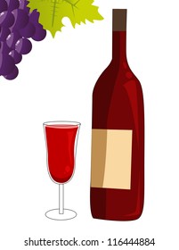 red wine vector
