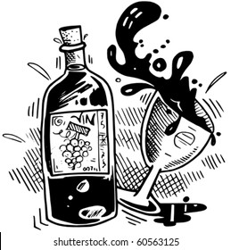 red wine vector