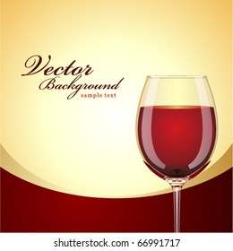 Red wine vector background