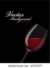 Red wine vector background