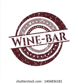 Red Wine-bar distressed rubber texture