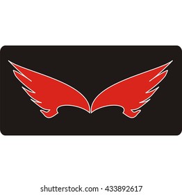 red wing logo design