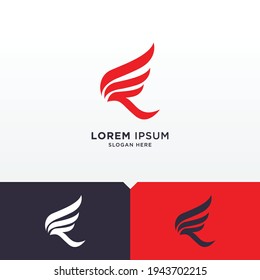 Red wing logo.  A unique, exclusive, elegant, professional, clean, simple, modern logo. Great logo for company with strong feels, It would be perfect for your company