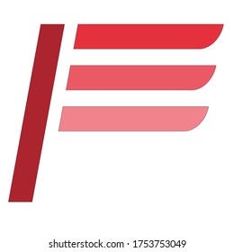 Red wing simple modern logo