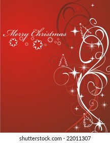 red winter background