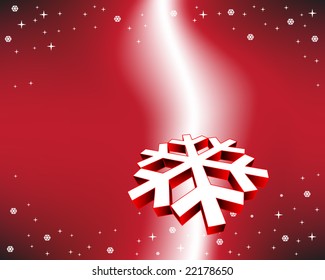 Red, winter background