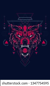 Red Wolf Sacred Geometry