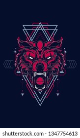 Red Wolf Sacred Geometry