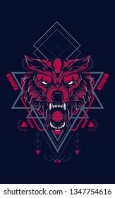 Red Wolf Sacred Geometry