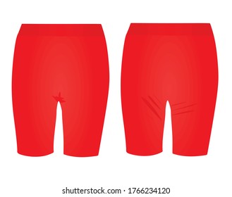 192 Female Fitness Tight Shorts Stock Vectors, Images & Vector Art ...