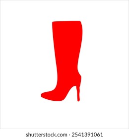 Red woman shoes computer graphic 