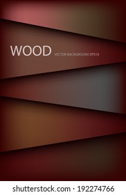 Red wood background old texture pattern overlap for text and message design , vector