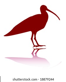 red wood cock silhouette
