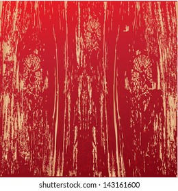 Red Wooden Texture,vector