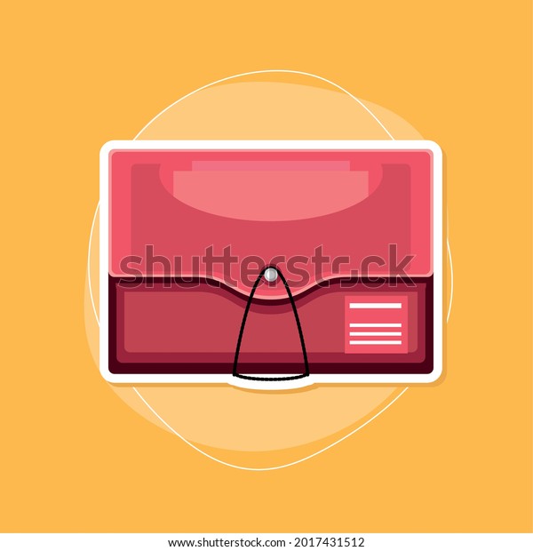 red work document\
organizer folder