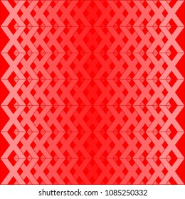 Red X alphabet pattern on red background vector