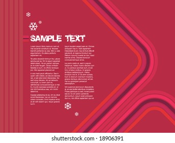 red xmas background with space for your text
