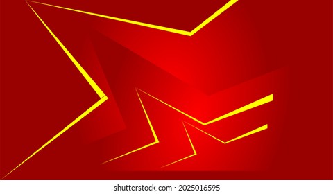 Red and Yellow abstract background Vector