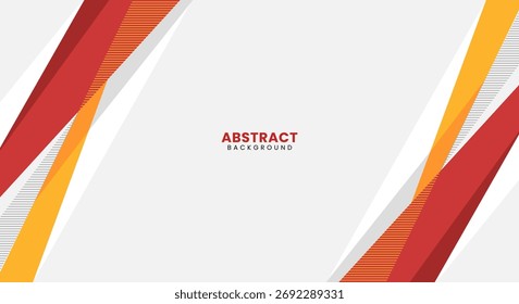 Red and yellow abstract banner background