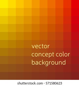 red and yellow abstract concept geometry background with squire shapes. color gradient vector illustration for background, wallpaper, covers, flayer backdrop.