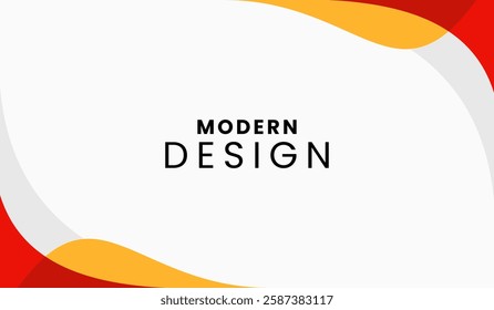 Red and yellow abstract geometric background vector illustration