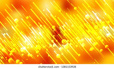 Red and Yellow Abstract Random Lines Background
