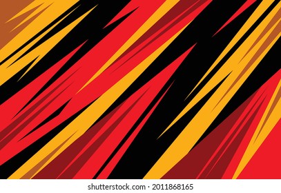Rot mit gelbem abstraktem Start-Rennen-Hintergrund