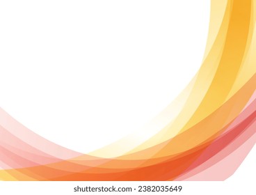 red and yellow abstract wave background