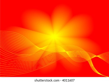 red- yellow background